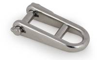 Schlüsselschäkel mit Steg Edelstahl 6 mm