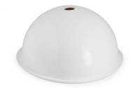 Spülbecken Spüle Acrylglas oval weiß bild 5