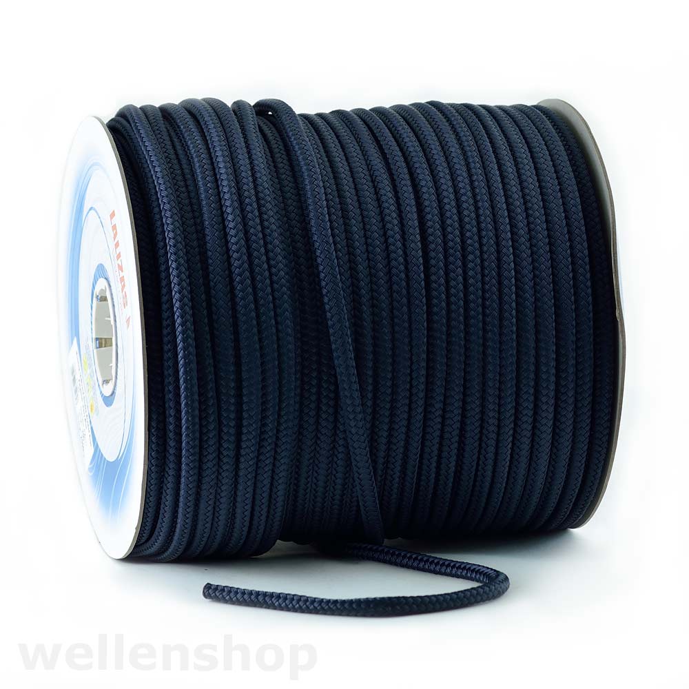 wellenshop 50 m Ankerleine schwarz Durchmesser 14 mm Tau Seil für Ankerwinden geeignet 