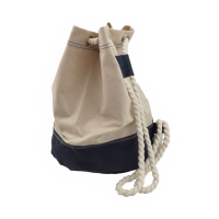 maritimer Rucksack aus Baumwolle mit Anker-Motiv, aus Baumwolle 300 oder 450 mm 6