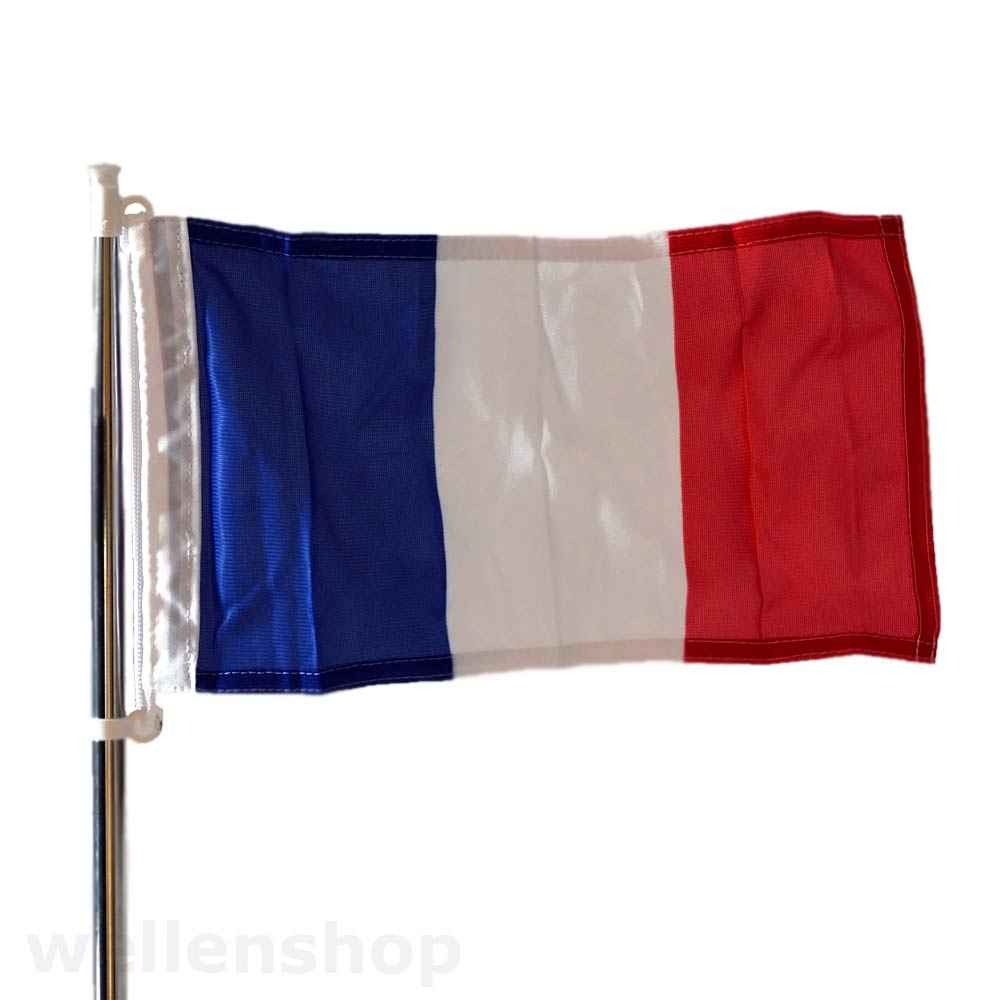 Fahne Flagge Süd Korea-Frankreich 20 x 30 cm Bootsflagge Premiumqualität 