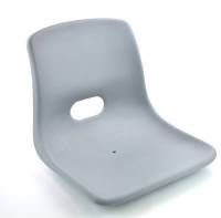 Bootssitz Sitzschale Kunststoff grau klappbar + drehbare Sitzkonsole Drehkonsole Höhe: 195 mm Bild 2