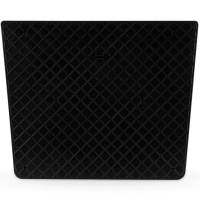 Heckschutzplatte für Außenborder 450x360mm Kunststoff trapezförmig Schwarz Bild 1