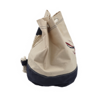 maritimer Rucksack aus Baumwolle mit Anker-Motiv, aus Baumwolle 300 oder 450 mm 3