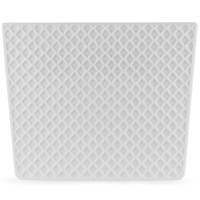 Heckschutzplatte für Außenborder 450x360mm Kunststoff trapezförmig Weiß Bild 2